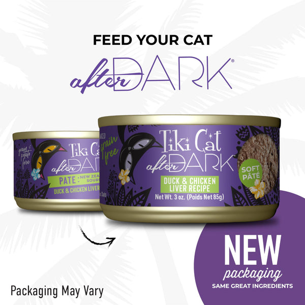 Tiki Cat After Dark Pâté Canard Nourriture Pour Chats En Conserve
