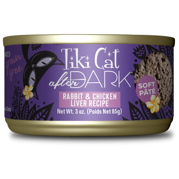 Tiki Cat After Dark Pâté Lapin Nourriture pour Chats en Conserve
