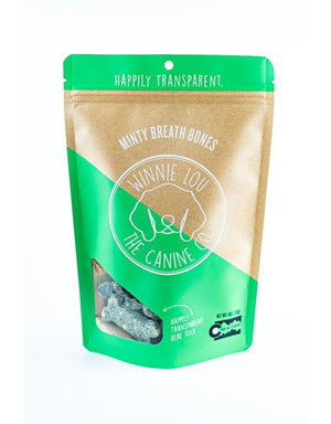 Winnie Lou The Canine Co. Minty Breath Bones Dog Treats