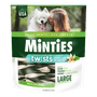 VetlQ Minties Twists Dental Bone Chews Dog Treats, Large Over-30-lb