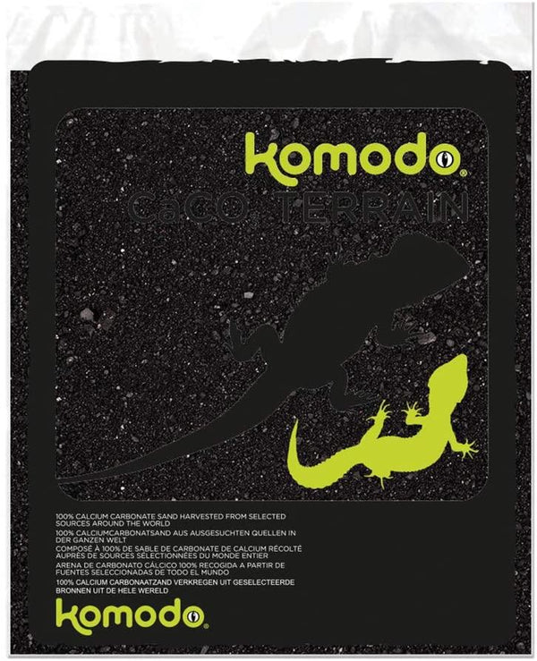 Komodo Sable pour terrarium CaCo, Noir