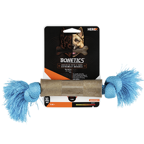 Hero Bonetics Tassel Bone Beef Flavor Dog Chew Toy