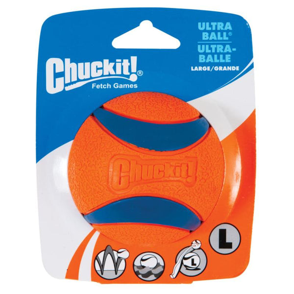 Chuckit ! Jouet pour chien avec balle en caoutchouc Ultra