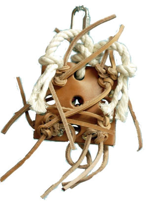 Zoo-Max Foraging Leather No Nuts Bird Toy