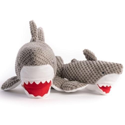 fabdog Jouet peluche souple pour chien, Requin