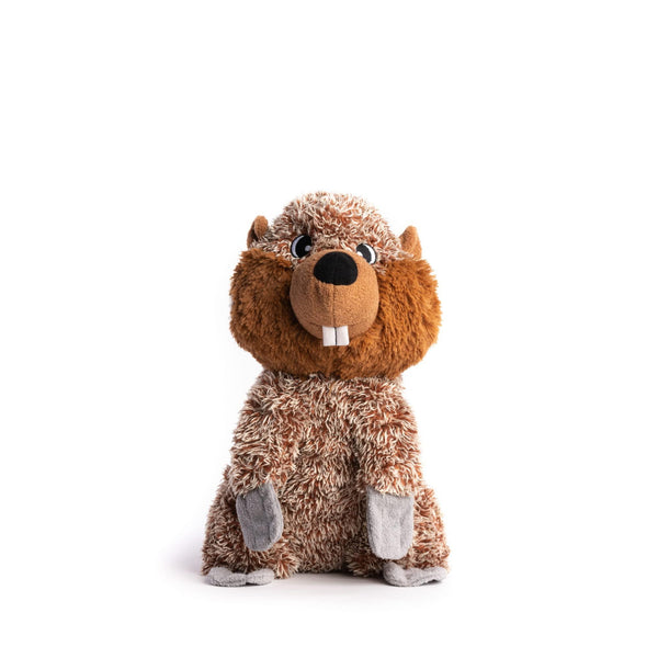 fabdog Fluffy Beaver Dog Toy