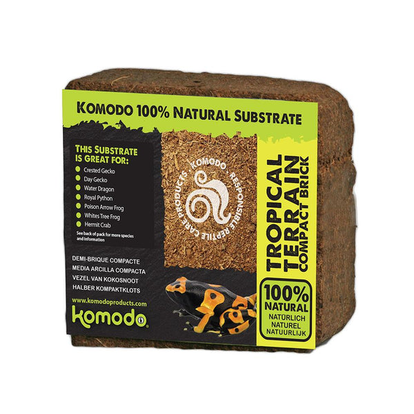 Komodo Substrat Compact Tropical Terrain pour Reptiles