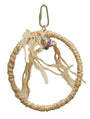 Anneau en sisal naturel pour oiseaux Zoo-Max
