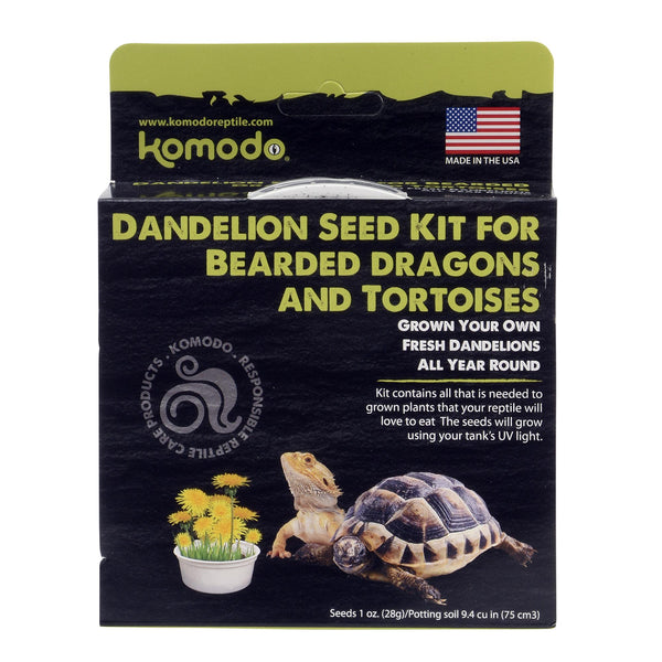 Komodo Dandelion Seed Kit for Bearded Dragons & Tortoises