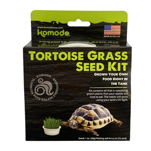 Komodo Kit de graines d'herbe pour tortues.