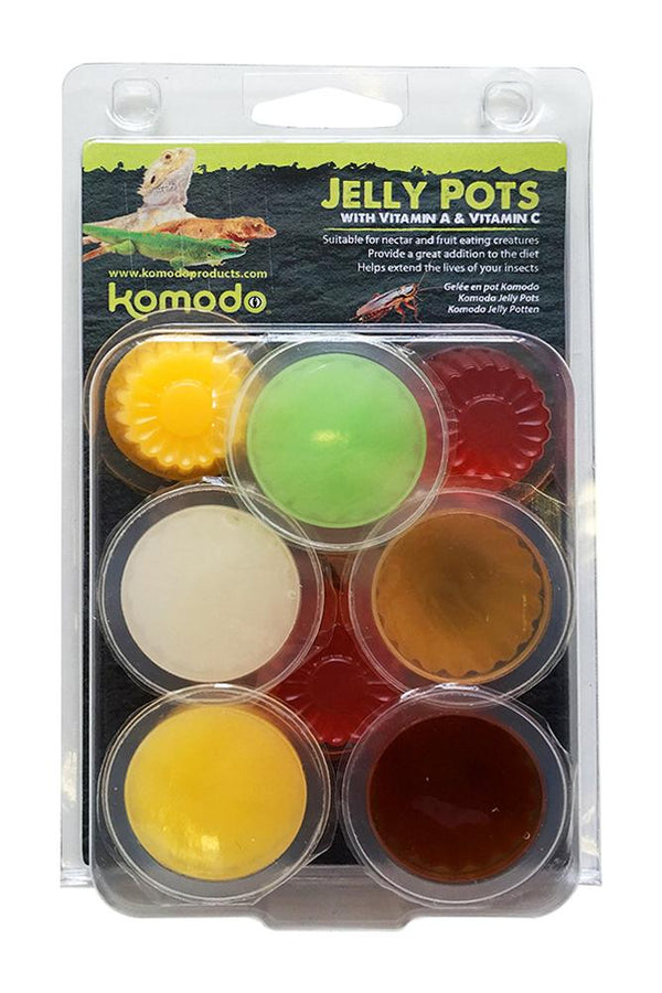 Komodo Jelly Pots Mixed Flavors Reptile Treats