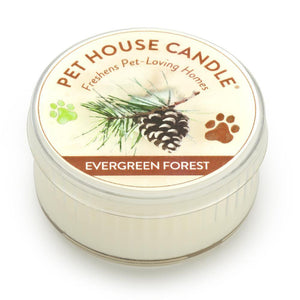 Pet House Year Round Mini Candle, Evergreen Forest, 1.5-oz