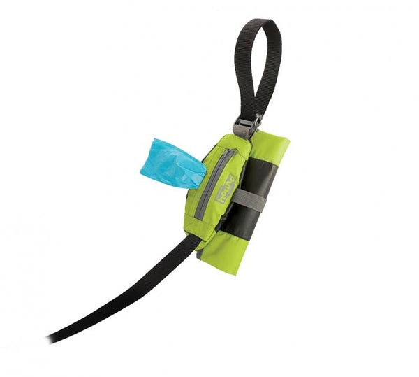Outward Hound GoBag Poop Bag Dog Leash, Green