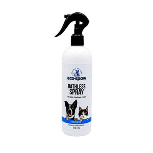 EcoSpaw Unscented Bathless Spray for Dogs & Cats