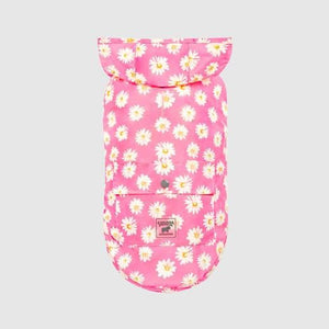 Canada Pooch Pick Me Poncho Dog Raincoat, Daisy