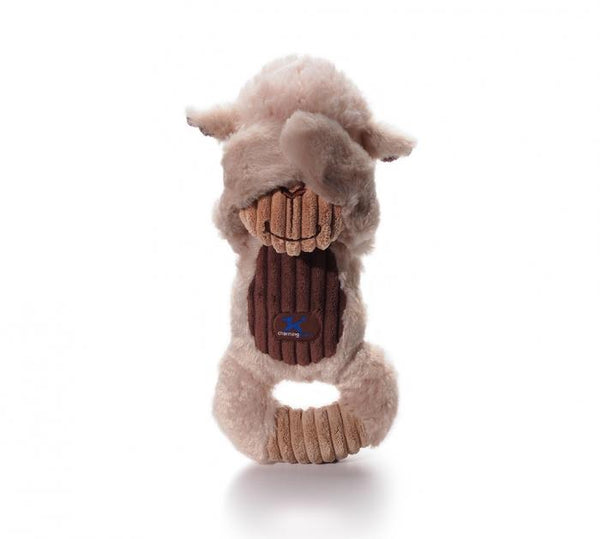 Charming Pet Peek-A-Boo Agneau Jouet pour chien, marron