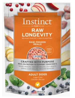 Instinct Raw Longevity Chicken Bites Frozen Dog Food