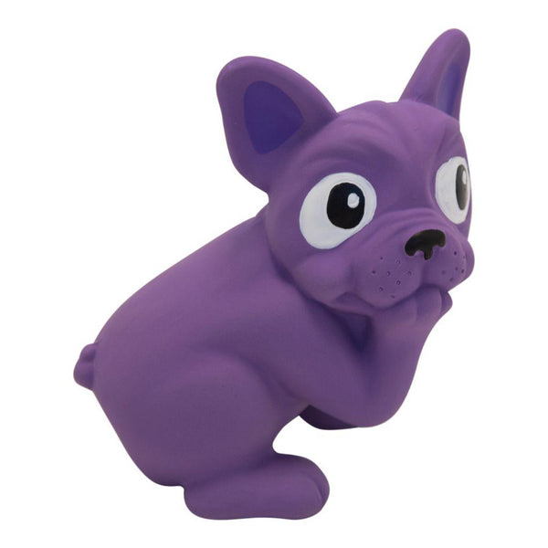 Outward Hound Tootiez Frenchie Dog Toy, Purple