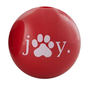 Planet Dog Holiday Joy Ball Dog Toy, Red