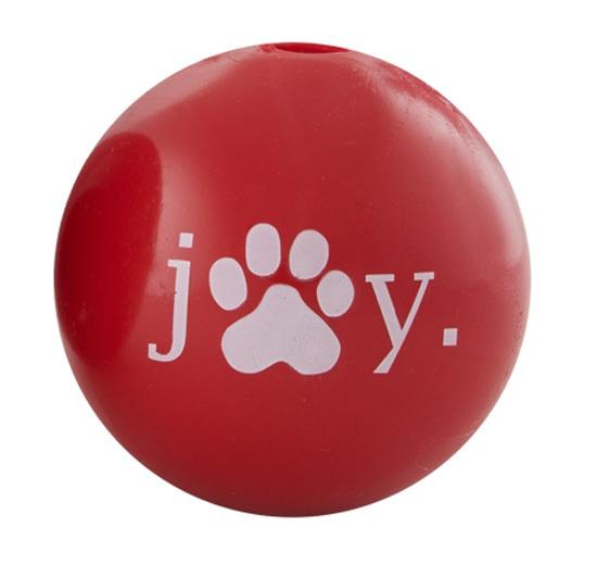 Planet Dog Holiday Joy Ball Dog Toy, Red