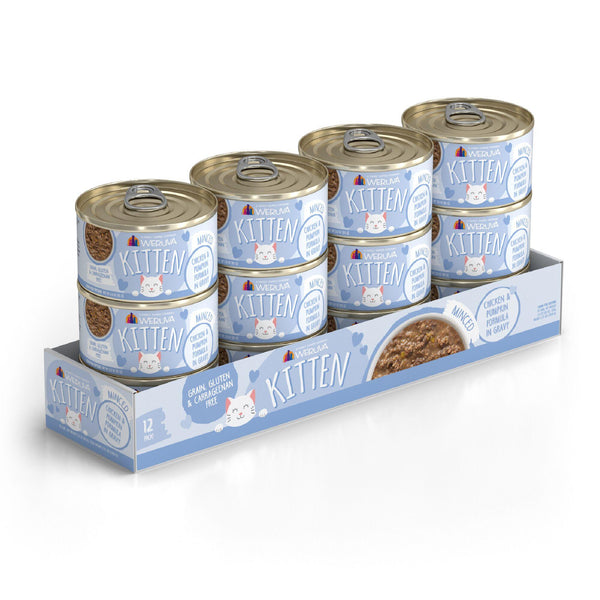 Weruva Kitten Chicken & Pumpkin Formula in Gravy Wet Cat Food Can