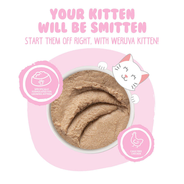 Weruva Kitten Chicken Breast Formula in a Hydrating Puree Wet Cat Food Can