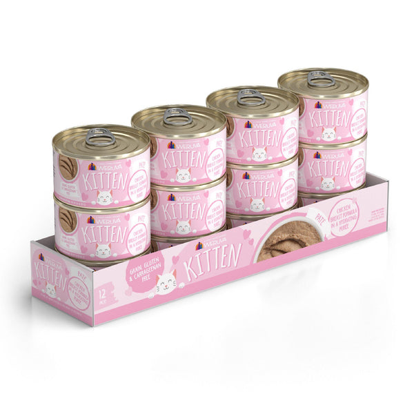 Weruva Kitten Chicken Breast Formula in a Hydrating Puree Wet Cat Food Can