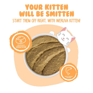 Weruva Kitten Tuna & Salmon Formula in a Hydrating Puree Wet Cat Food Can