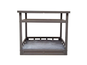 New Age Pet Sundown Nightstand Pet Bed, Nantucket Gray