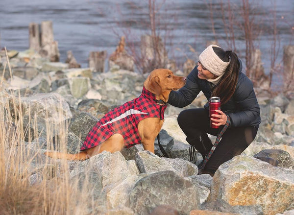 RC Pets Shasta Dog Coat, Red Buffalo Plaid