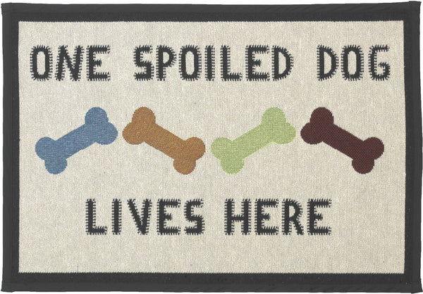 PetRageous Designs One Spoiled Dog Tapestry Placemat