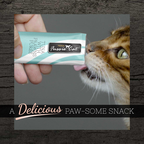 Fussie Cat Tuna with Prawns Puree Cat Treats