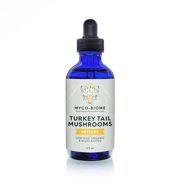 Adored Beast Apothecary Myco-Biome Turkey Tail Mushrooms Tincture for Dogs & Cats