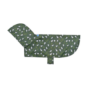 RC Pets Packable Rain Dog Poncho, Paper Planes
