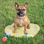 GF Pet Cooling Round Ice Dog Mat, Yellow