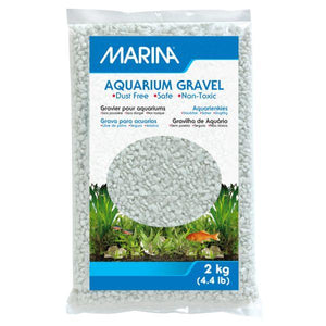 Marina Decorative Aquarium Gravel, Cream White