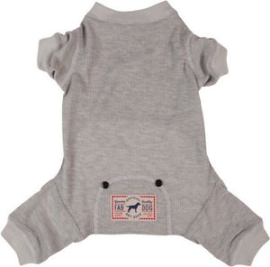 fabdog Pyjama thermique pour chien, Gris