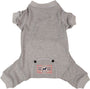fabdog Pyjama thermique pour chien, Gris
