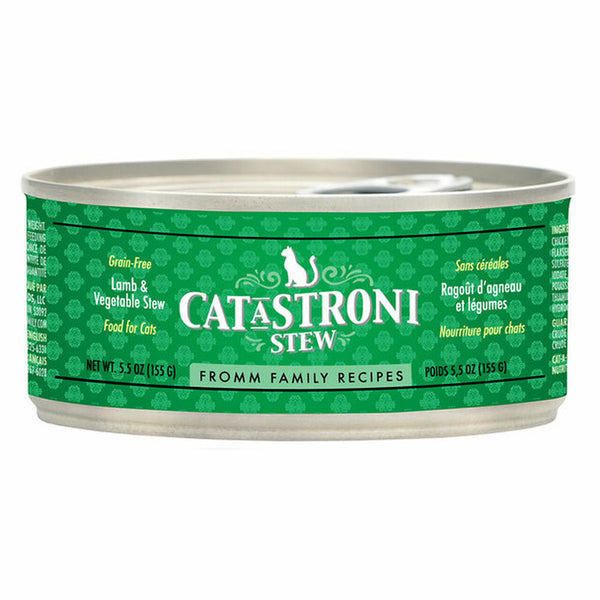 Fromm Family Recipes Cat-A-Stroni Ragoût d'agneau et de légumes en conserve pour chat