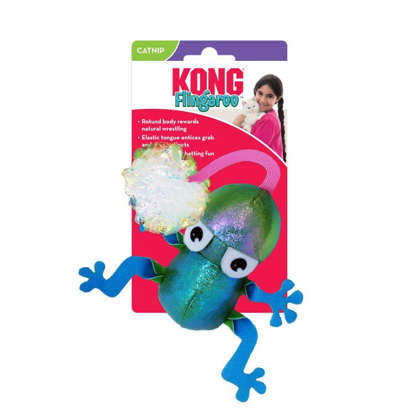 KONG Flingaroo grenouille jouet pour chat
