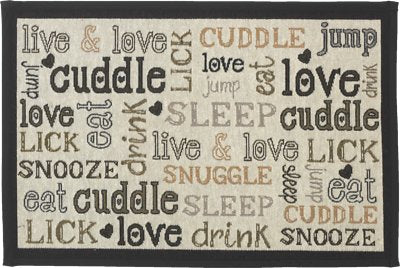 PetRageous Designs Cuddle Tapestry Pet Placemat