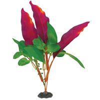 Marina Naturals Waffle Silk Aquarium Plant, Red/Green