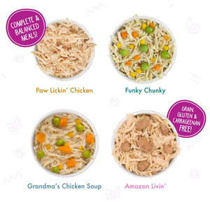 Weruva Classic Cat Meow You Doin'? Variety Pack Wet Cat Food Can, 5.5-oz, 12-pk