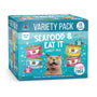 Weruva Classic Cat Seafood & Eat It! Variety Pack Wet Cat Food Can, 3-oz, 12-pk