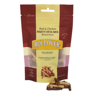 Rollover Beef & Chicken Party Stix Mix Dog Treats