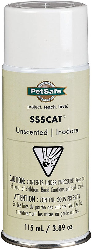 PetSafe SSSCAT Spray Pet Deterrent Replacement Can, 3.89-oz bottle