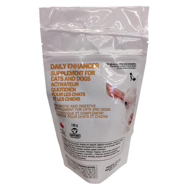 Happy Days Enhancer quotidien en poudre de lait de chèvre pour chiens et chats