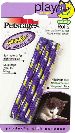 Jouet pour chat Petstages Night Time Catnip Rolls