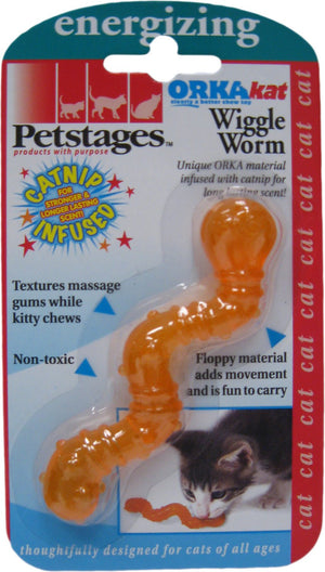 Jouet pour chat ORKAt Wiggle Worm de Petstages