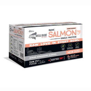 Iron Will Raw Basic Salmon Frozen Cat & Dog Food
